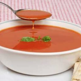 Receta de Sopa de tomate en 5 minutos