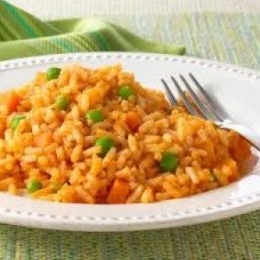 Receta de Arroz Rojo a la Mexicana